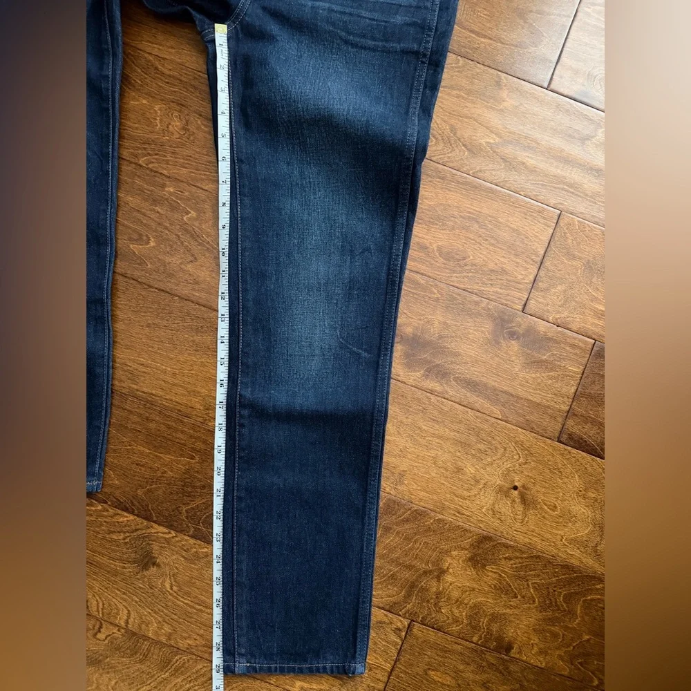 J Crew Jeans Womens 27 Dark Blue 10" Vintage Straight 27x28 - Picture 5 of 10